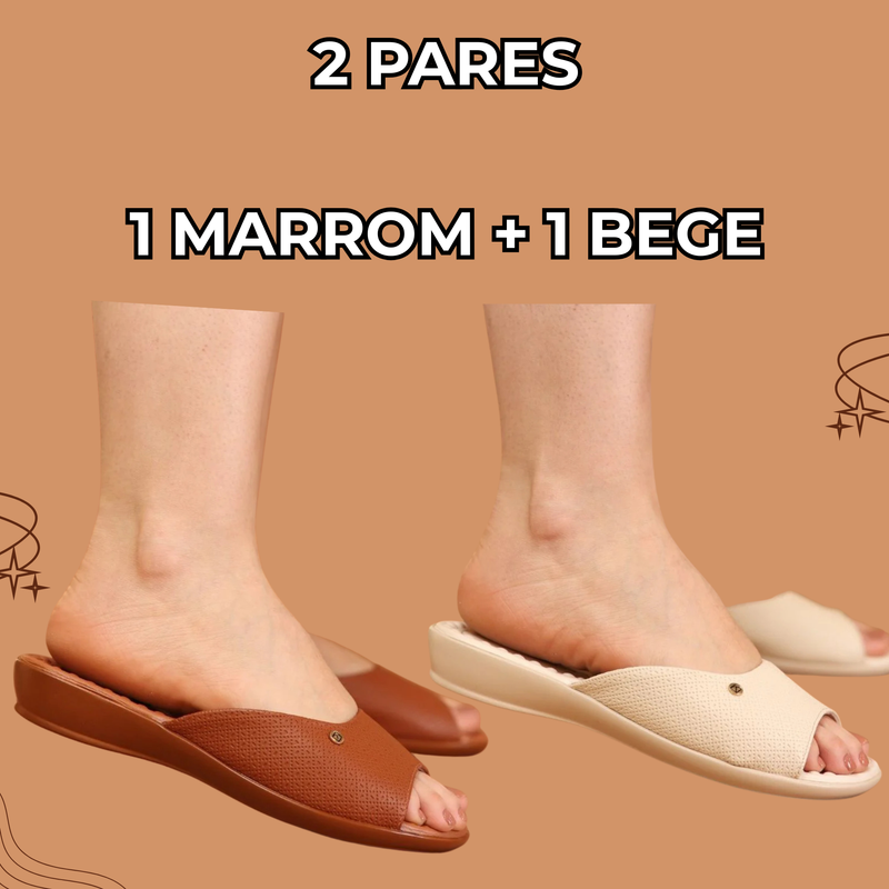 Sandália Terapêutica Camila - O alívio perfeito para seus pés! - COMPRE 1 LEVE 2 + BRINDE!