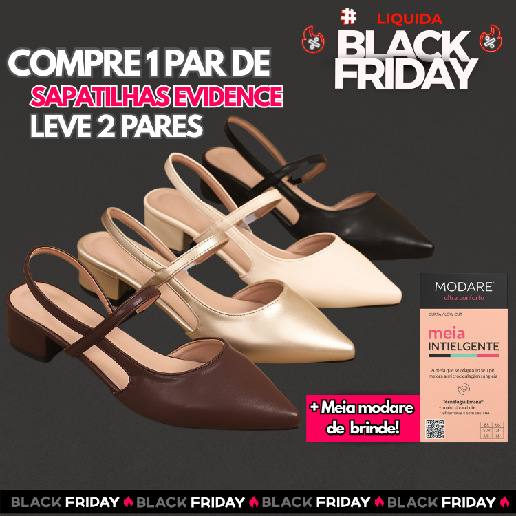 Sandália Terapêutica Evidence - O Alivio ideal para seus pés! - COMPRE 1 LEVE 2 + BRINDE!