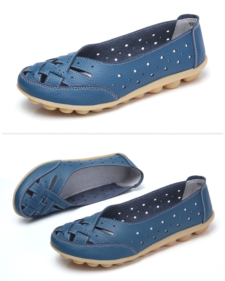 PROMOÇÃO VERÃO DE OFERTAS! (65%OFF) - O Mais Confortável, Leve e Bonito do Momento - Sapato Feminino Orto Flats