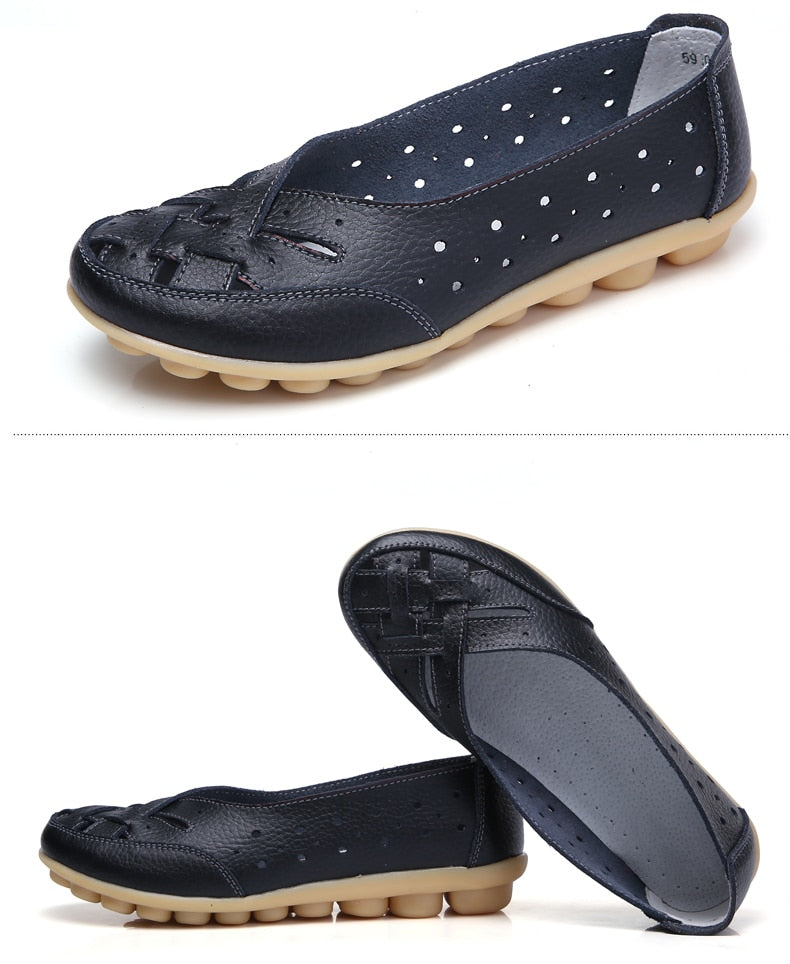 PROMOÇÃO VERÃO DE OFERTAS! (65%OFF) - O Mais Confortável, Leve e Bonito do Momento - Sapato Feminino Orto Flats
