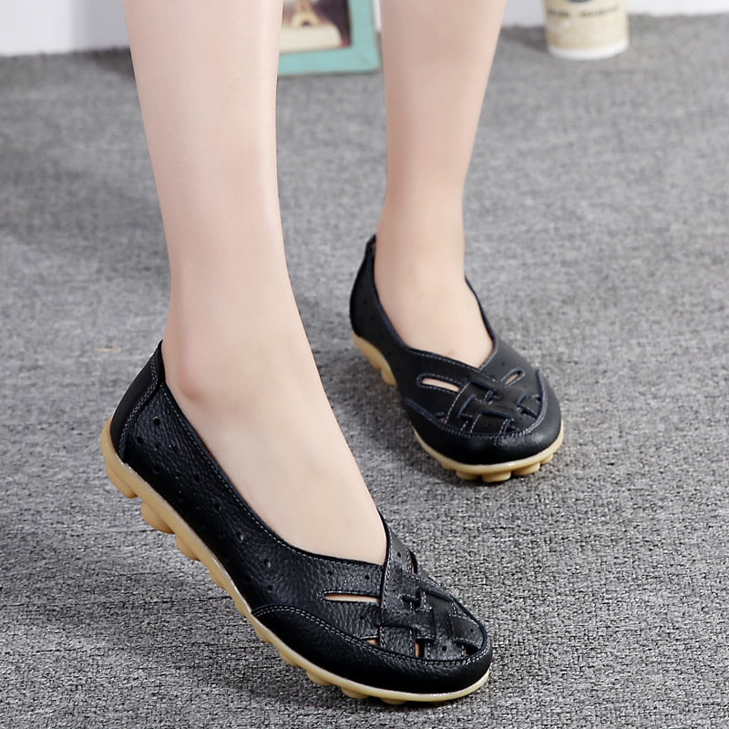 PROMOÇÃO VERÃO DE OFERTAS! (65%OFF) - O Mais Confortável, Leve e Bonito do Momento - Sapato Feminino Orto Flats