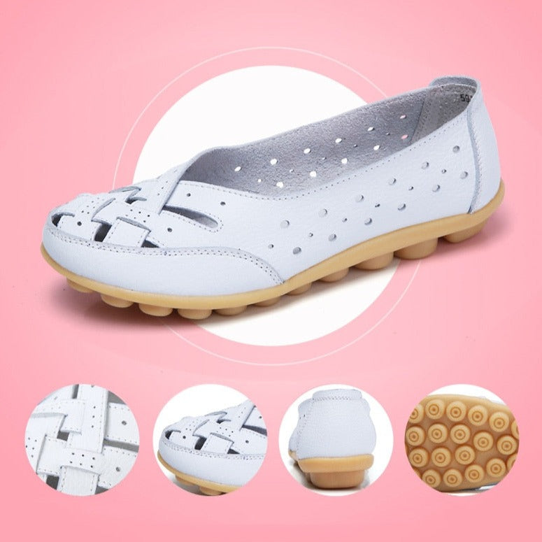 PROMOÇÃO VERÃO DE OFERTAS! (65%OFF) - O Mais Confortável, Leve e Bonito do Momento - Sapato Feminino Orto Flats