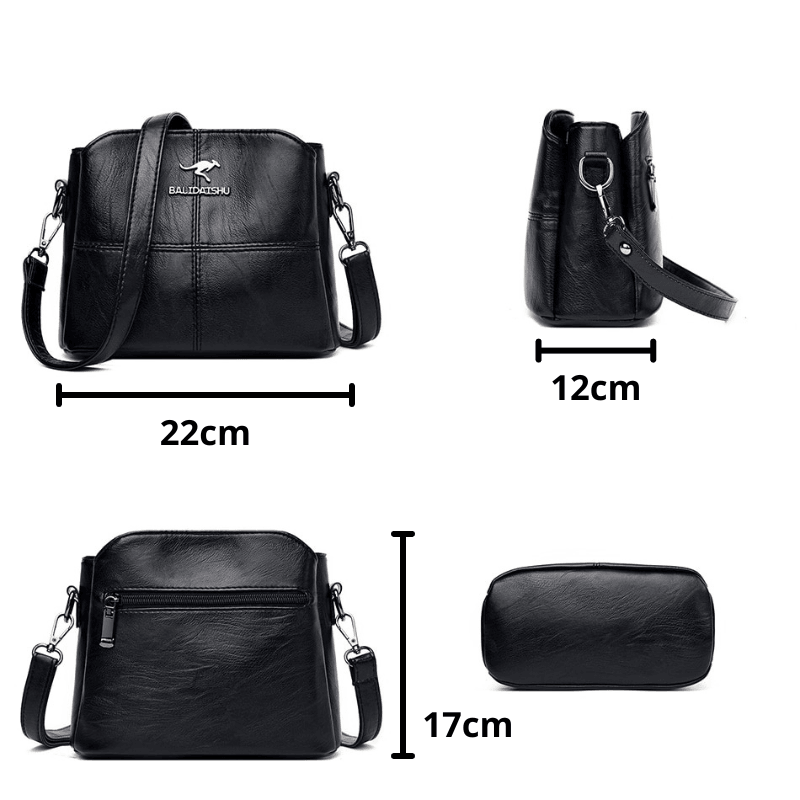 Beauty Premium® Bolsa de Couro - COMPRE 1 LEVE 2 - PROMOÇÃO VERÃO DE OFERTAS! (65%OFF) Últimas Unidades