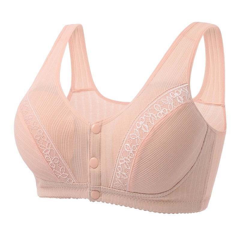 PROMOÇÃO VERÃO DE OFERTAS! (65%OFF) - [KIT 3 PEÇAS] Sutiã confortável com botões frontais - Sophia