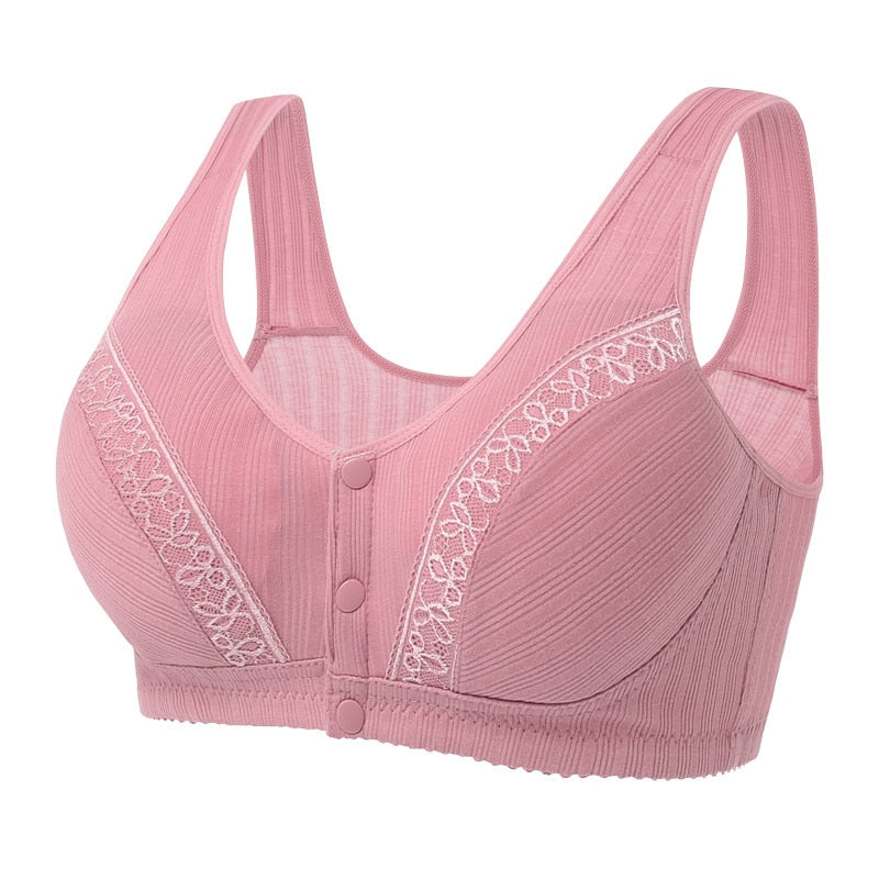 PROMOÇÃO VERÃO DE OFERTAS! (65%OFF) - [KIT 3 PEÇAS] Sutiã confortável com botões frontais - Sophia