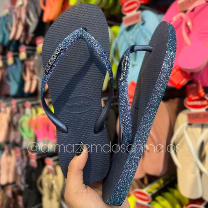 Havaianas Slim Sparkle - Lançamento 2024 - PROMOÇÃO VERÃO DE OFERTAS! (65%OFF)