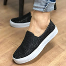 [MEGA PROMOÇÃO MÊS DO CONSUMIDOR] - COMBO OKAY!  2 PARES - Tênis Ortopédico SlimFit Branco + Slip Ortopédico Nobuc Glitter